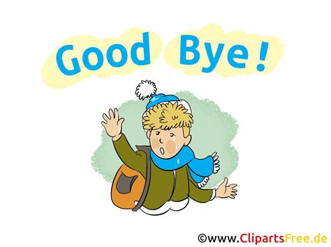 Good Bye Clip Art Image Picture