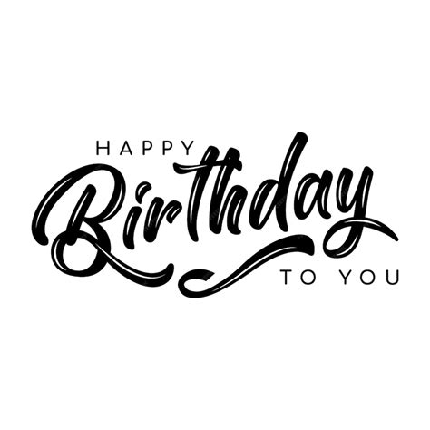 Premium Vector Vector Happy Birthday Lettering Design