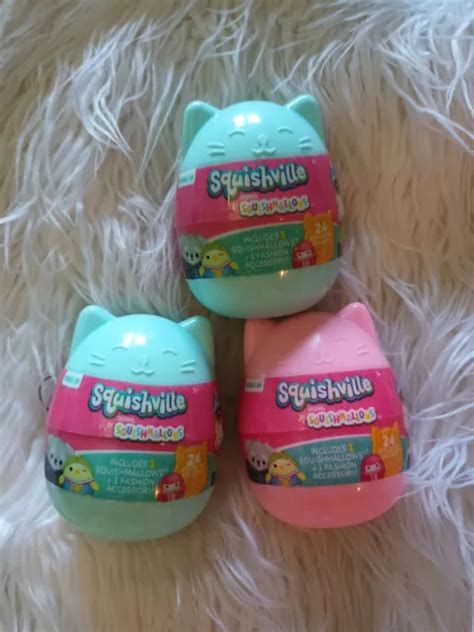 Squishmallows Squishville Series 10 Mini Soft Toys Surprises Brand New