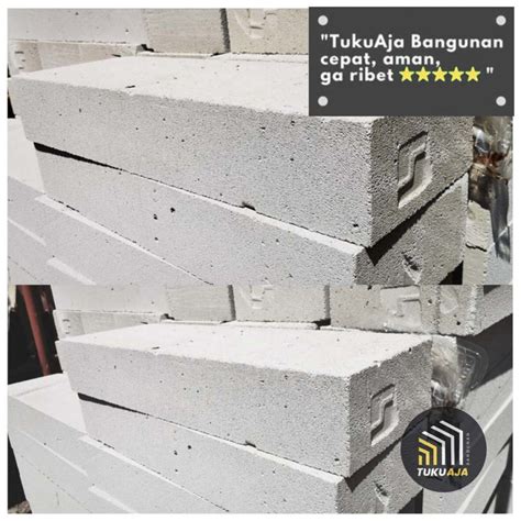 Jual Hebel Bata Ringan Herbel Block Grade A Ukuran Murah Shopee