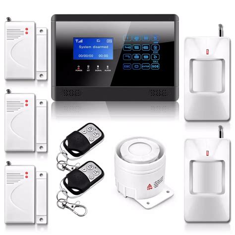 Wireless Wired Gsm Sms Home House Security Inturder Alarm System Arm