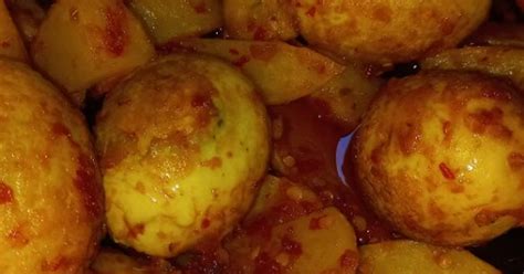 Resep Balado Telur Kentang Oleh Dwi Rahayu Cookpad