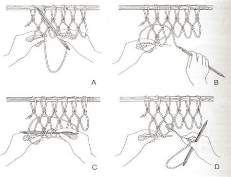 Hair or Fishing - making a net Net Making, Lace Making, Macrame Knots ...