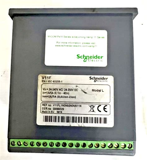 Schneider Micom Vamp F En Iec Protection Relay Vamp F Model