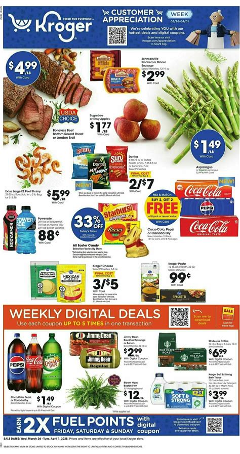 Kroger Weekly Ads And Special Buys From March 26