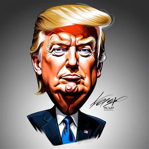 Donald Trump Straight Ahead Headshot Stable Diffusion Online