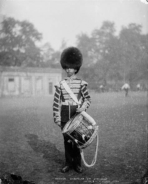 Drummer Coldstream Guards Glass Negative C Online