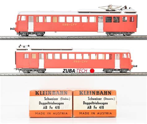 Kleinbahn Doppeltriebwagen ABFe 4 8 SBB H0 GS Analog OVP Kaufen Auf