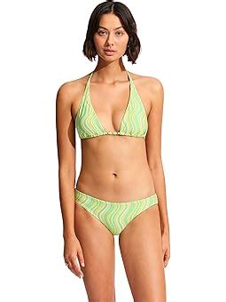 Seafolly Rococo Rose Dd Cup Balconette Bikini Top Vintage Blue Pm