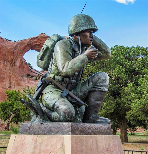 Navajo Code Talker Statue Photograph By Julie A Murray Pixels