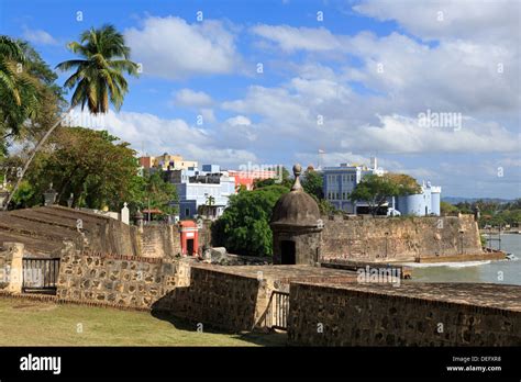 City Walls In Old San Juan Puerto Rico West Indies Caribbean