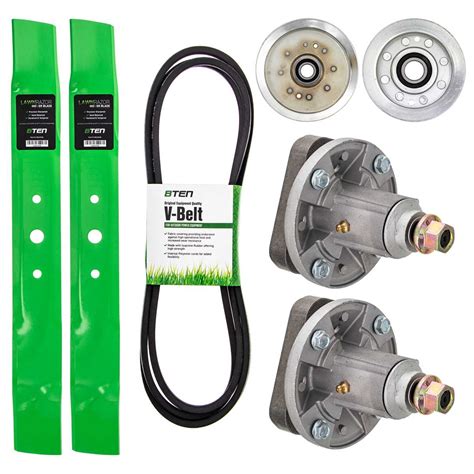 The Complete Diagram For The John Deere Sabre 38 Deck Belt