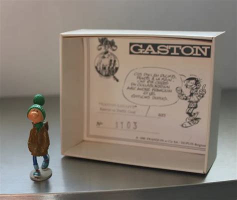 FIGURINE PIXI GASTON Lagaffe référence 4683 boite rouge très bon