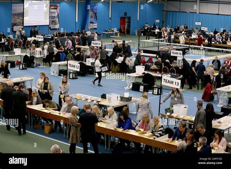 Balots Are Counted At Silksworth Community Centre For The Houghton And