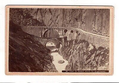 CAB Foto Historische Ansicht Pont Du Diable Route Du St Gotthard