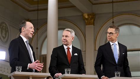 Pr Sidentschaftswahl Finnland Steuert Auf Stichwahl Zu