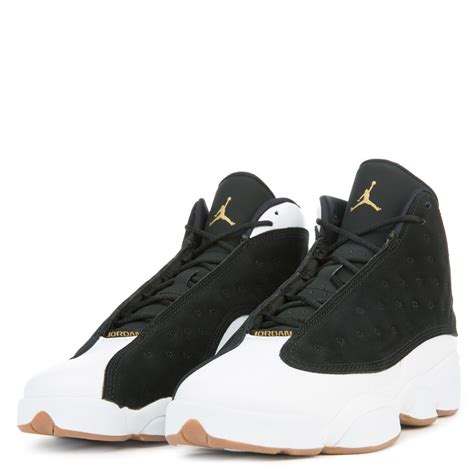 Air Jordan Retro 13 Blackmetallic Goldwhite Gum Med Brown New Shoes New