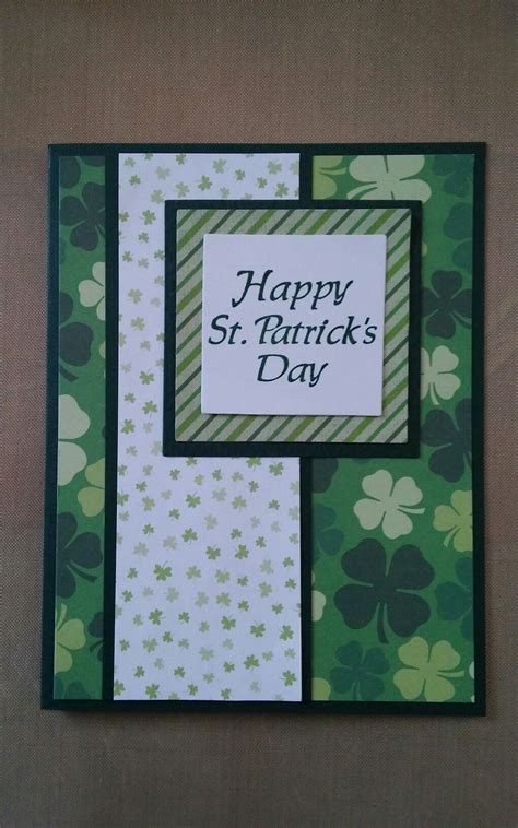 Homemade St Patricks Day Card With Pop Up Shamrocks Free Template Artofit