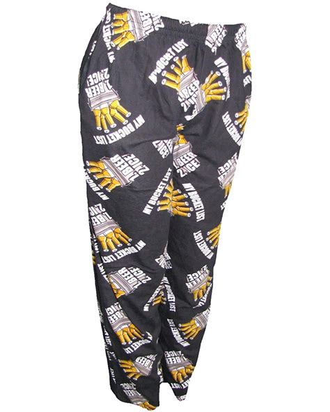 Mens Fun Pants Lounge Pajama Pants Boxers Adult Sleepwear Beer Bucket