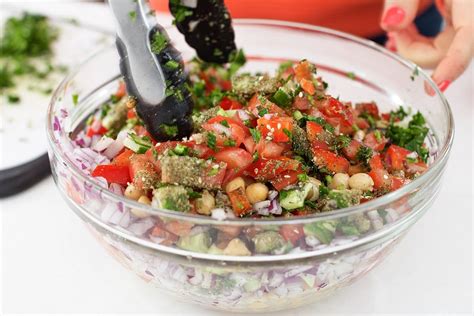 Lebanese Chickpea Salad Recipe The Lemon Bowl®