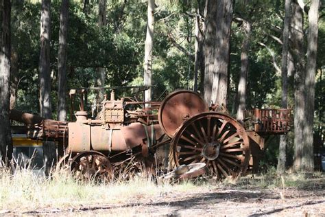 Old Traction Engine Steam Engine Tractor Daylesford Traction