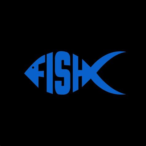 Free Vector Fisch Logo Design Premium Vektor