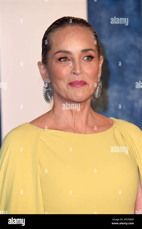 LOS ANGELES - MAR 12: Sharon Stone at the 2023 Vanity Fair Oscar Party at the Wallis Annenberg ...