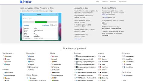 Ninite La solución todo en uno para instalar y actualizar programas en