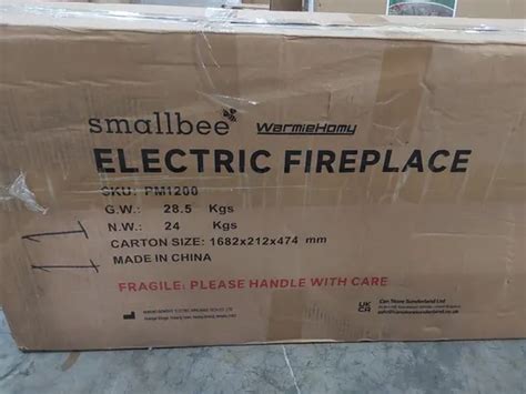 Warmiehomy Electric Fireplace Box Simon Charles Auctioneers