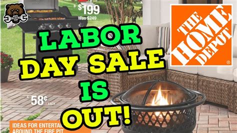 Home Depot Labor Day Sales Add Is Out Youtube