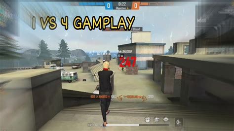 Cs Top 1 Gamplay 😤1 Vs 4 Gamplay God Level Gamplay 👽 Gorena Free Fire