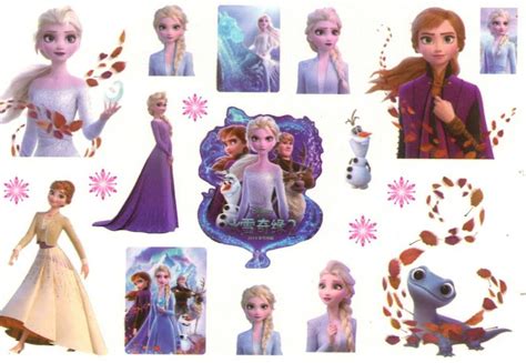 Tatuaże dla Dzieci Frozen Anna Elza 1 szt somgo Sklep EMPIK