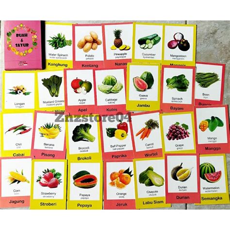 Jual Paket Flashcard Huruf Angka Hijaiyah Buah Sayur Kendaraan Hewan