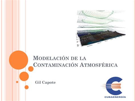 PPT Modelación de la Contaminación Atmosférica PowerPoint