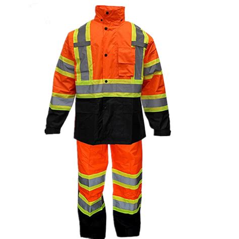 Custom Waterproof Hi Viz Safety Reflective Jacket Waterproof