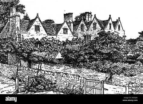 Kelmscott Manor C1901 By Edmund Hort New 1871 1931 Kelmscott Manor