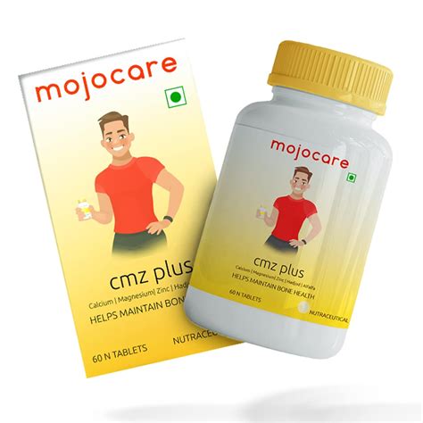 Buy Mojocare Cmz Plus Calcium Supplement Tablets For Men And Women 60