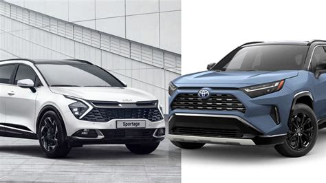 The 2023 Toyota Rav4 Vs Kia Sportage Two Honest Hybrid Savers Torque