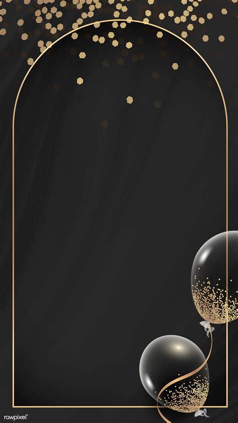 Black And Gold Balloons Wallpapers Top Free Black And Gold Balloons