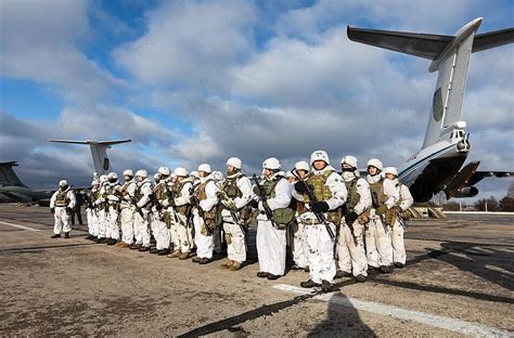 Unit Serangan Militer Ukraina Pertahanan Penjaga Pertahanan Foto Latar