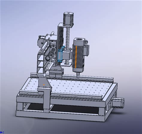 数控pcb雕刻机3d模型下载三维模型solidworks模型 制造云 产品模型