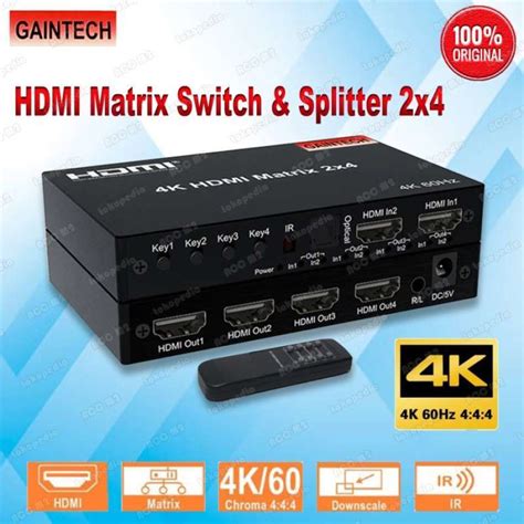 Jual Hdmi Matrix Switch Splitter X X In Out Support K Hz