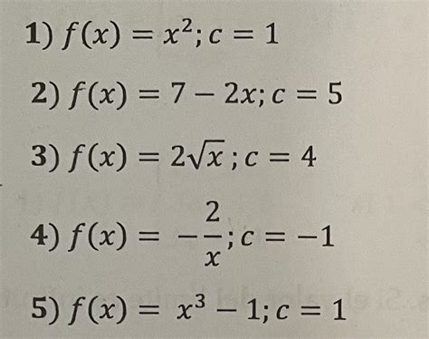 Solved Calculate The Derivative Of The Given Function And