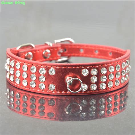 Hot Sale! Fashion 3 Rows Diamond Dog Collar Best ⋆ PetSep.com