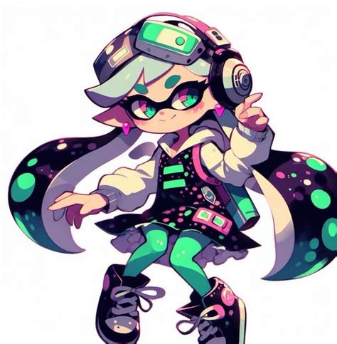 スプラトゥーンのイラスト かわいい男性インクリング