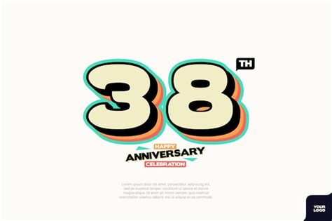 Premium Vector | Number 38 logo icon design 38th birthday logo number anniversary 38