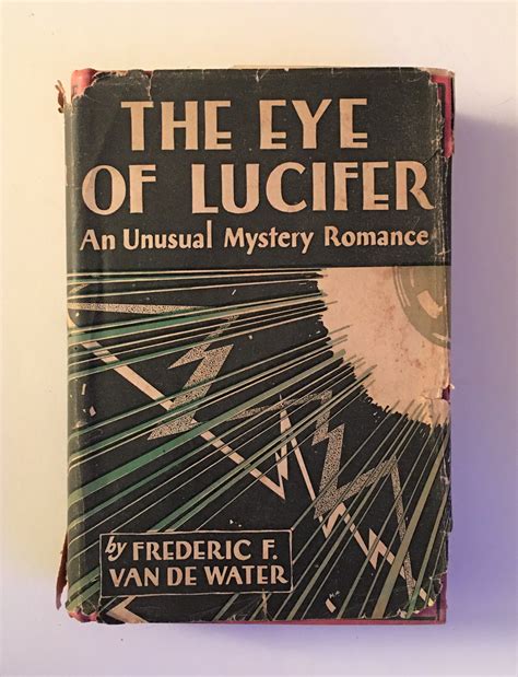 The Eye of Lucifer by Van de Water, Frederic F. (1890-1968): Very Good ...