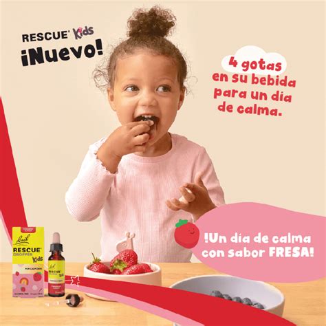 Quinfica Rescue Remedy Ni Os Gotas Sabor Fresa