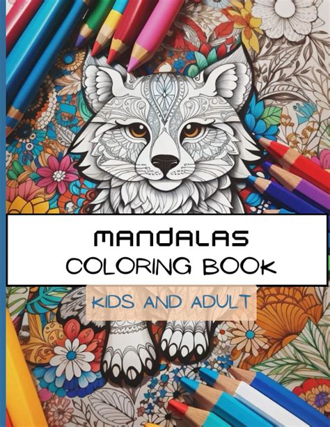 MANDALAS COLORING BOOK: Coloring book for Adults and Kids - Stress ...