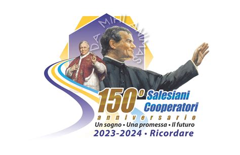 Associazione Salesiani Cooperatori Logo Of The 150th Anniversary Of